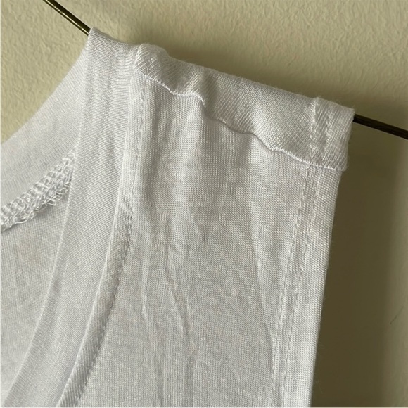 Miken Flow White One Lucky Mama Tank Top Medium - Picture 6 of 11